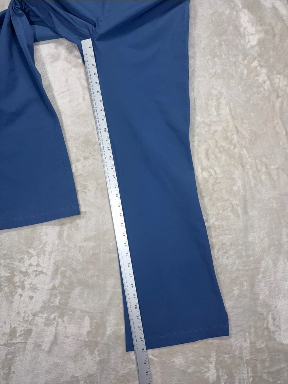The North Face Blue Flare Pants Women 12 Stretch Zip Pocket Y2K - Picture 10 of 14